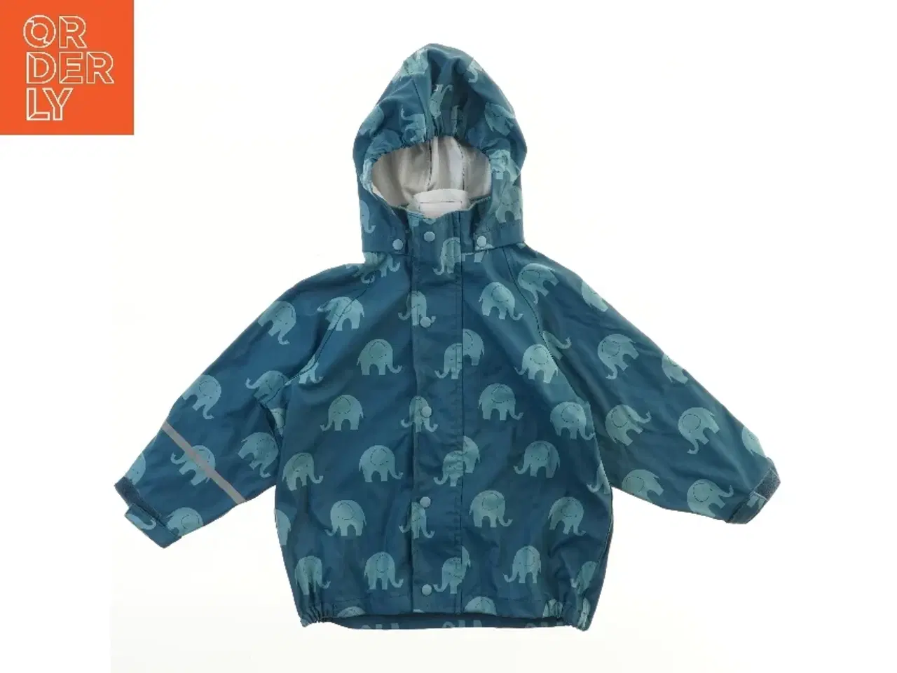 Billede 1 - Regnjakke med elefantmønster fra CeLaVi (str. 104)