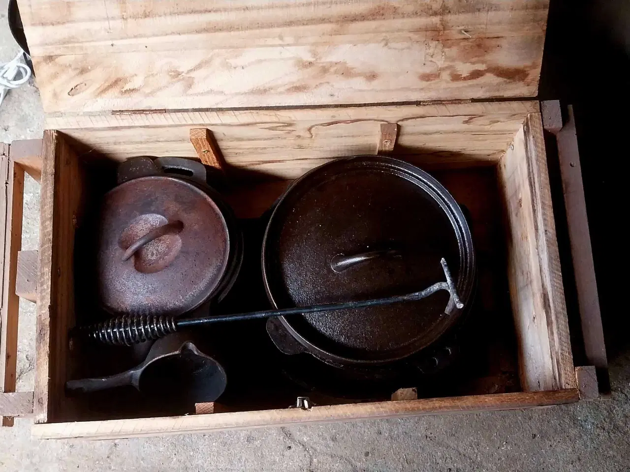 Billede 2 - Støbejerns grydesæt