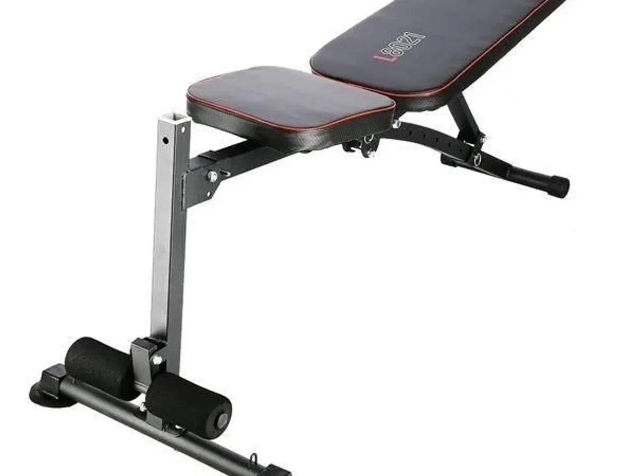 Billede 2 - HMS L8021 multifunktions træningsbænk – sort/rød