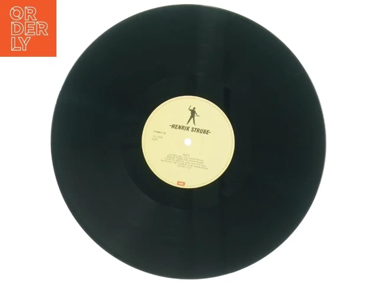 Billede 3 - Henrik Strube - Hjertets Vagabonder Vinyl LP fra CBS Records (str. 31 x 31 cm)