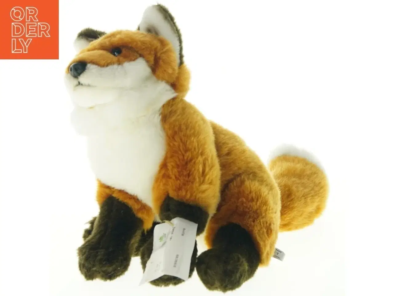 Billede 1 - Tøjdyr ræv (str. Længde 38 cm)