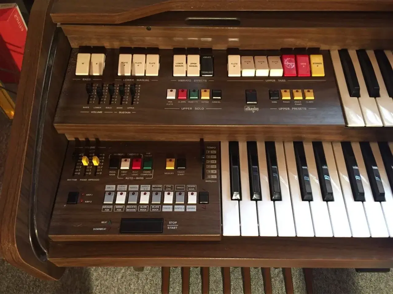 Billede 2 - ELKA el-orgel model E9