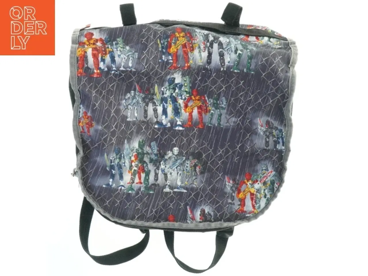 Billede 1 - Børnerygsæk med rumprint (str. 30 x 28 cm)