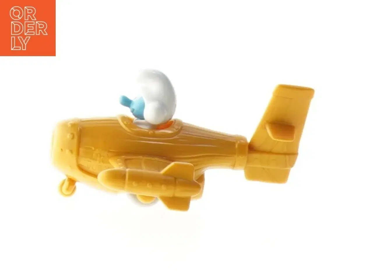 Billede 2 - Smølfe legetøjsfly (str. 8 cm)