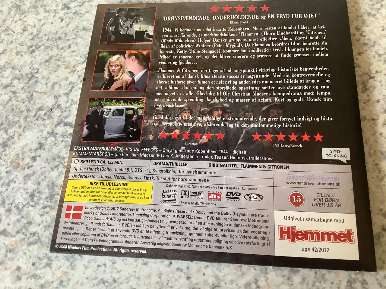 Billede 3 - Helt ny DVD Flammen og citronen på dansk