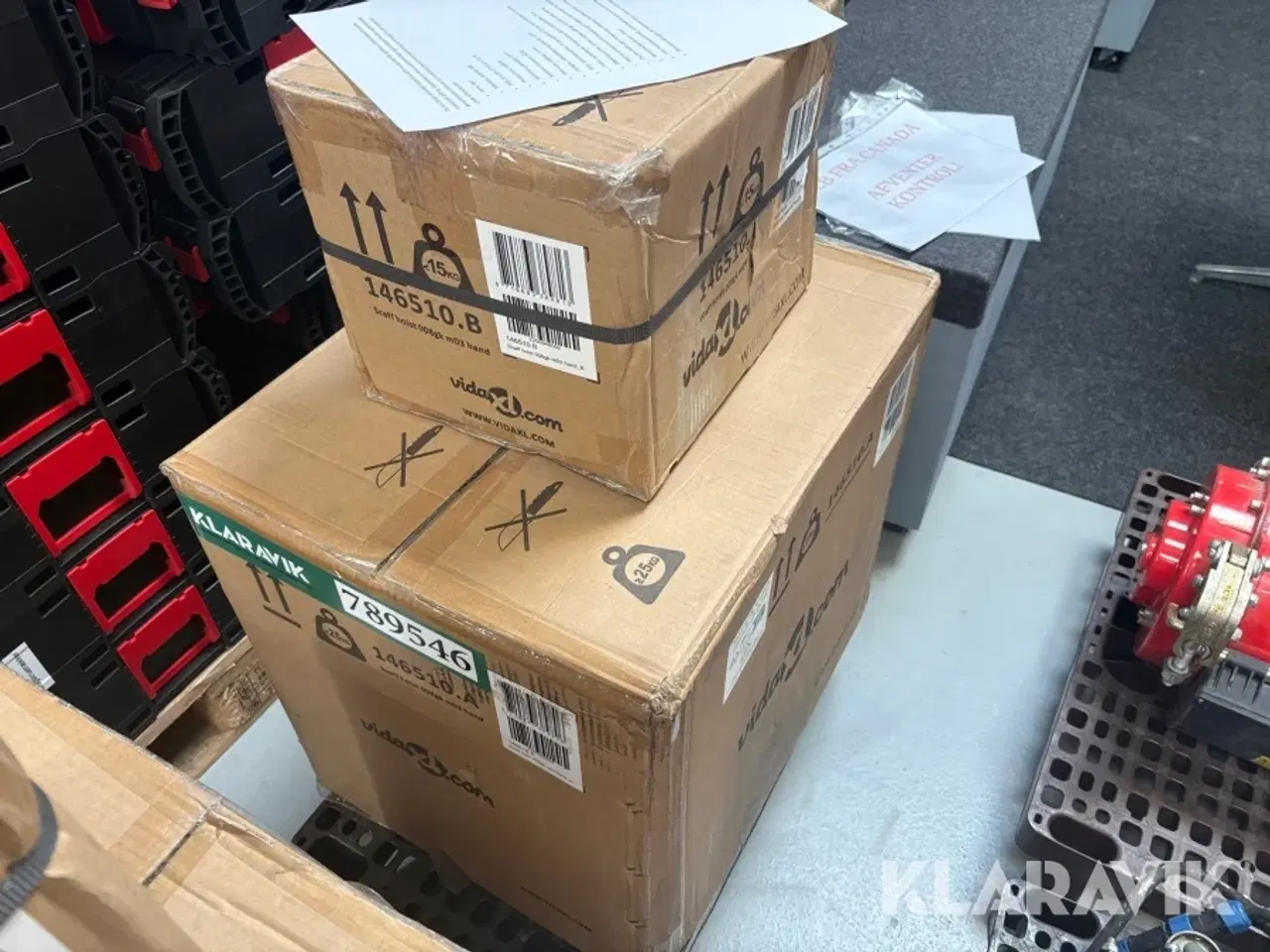 Billede 1 - Elektrisk hejs Haba Trading Electric hoist 1 styk med ekstra fjernbetjening