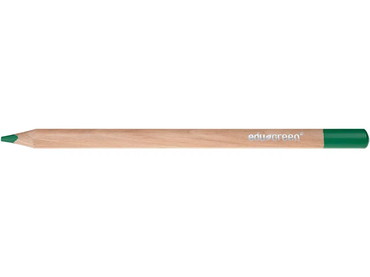 Billede 1 - Edugreen Kraftige Farveblyanter, mine 5 mm, grøn, 10stk./ 1 pk.