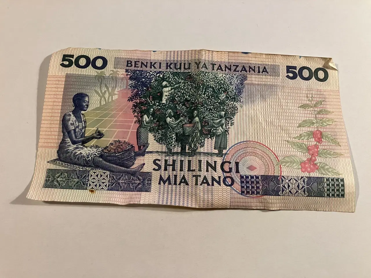 Billede 2 - 500 Shilingi Tanzania - Dårlig stand