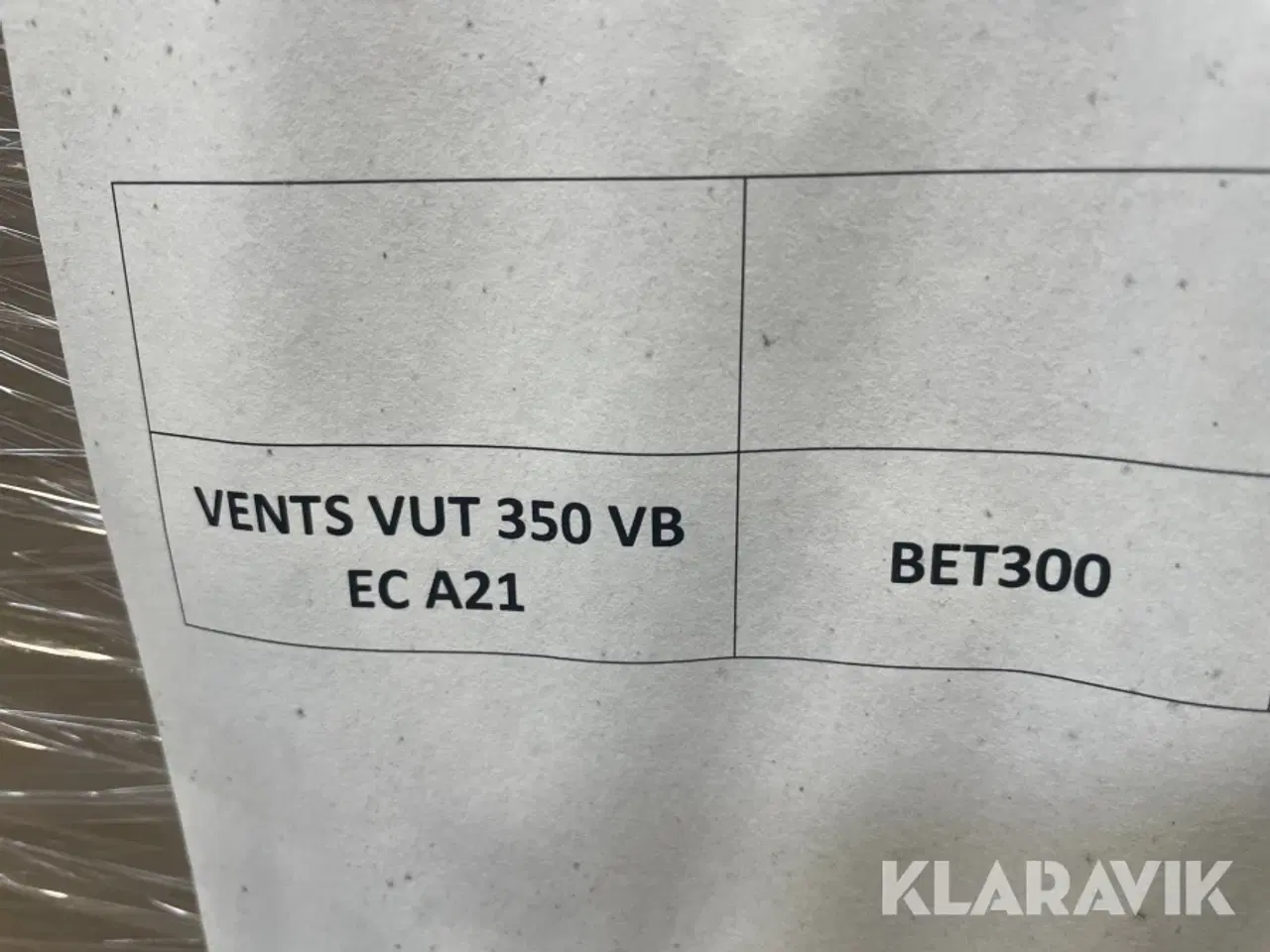 Billede 6 - Ventilation VENTS VUT 350 VB EC A21