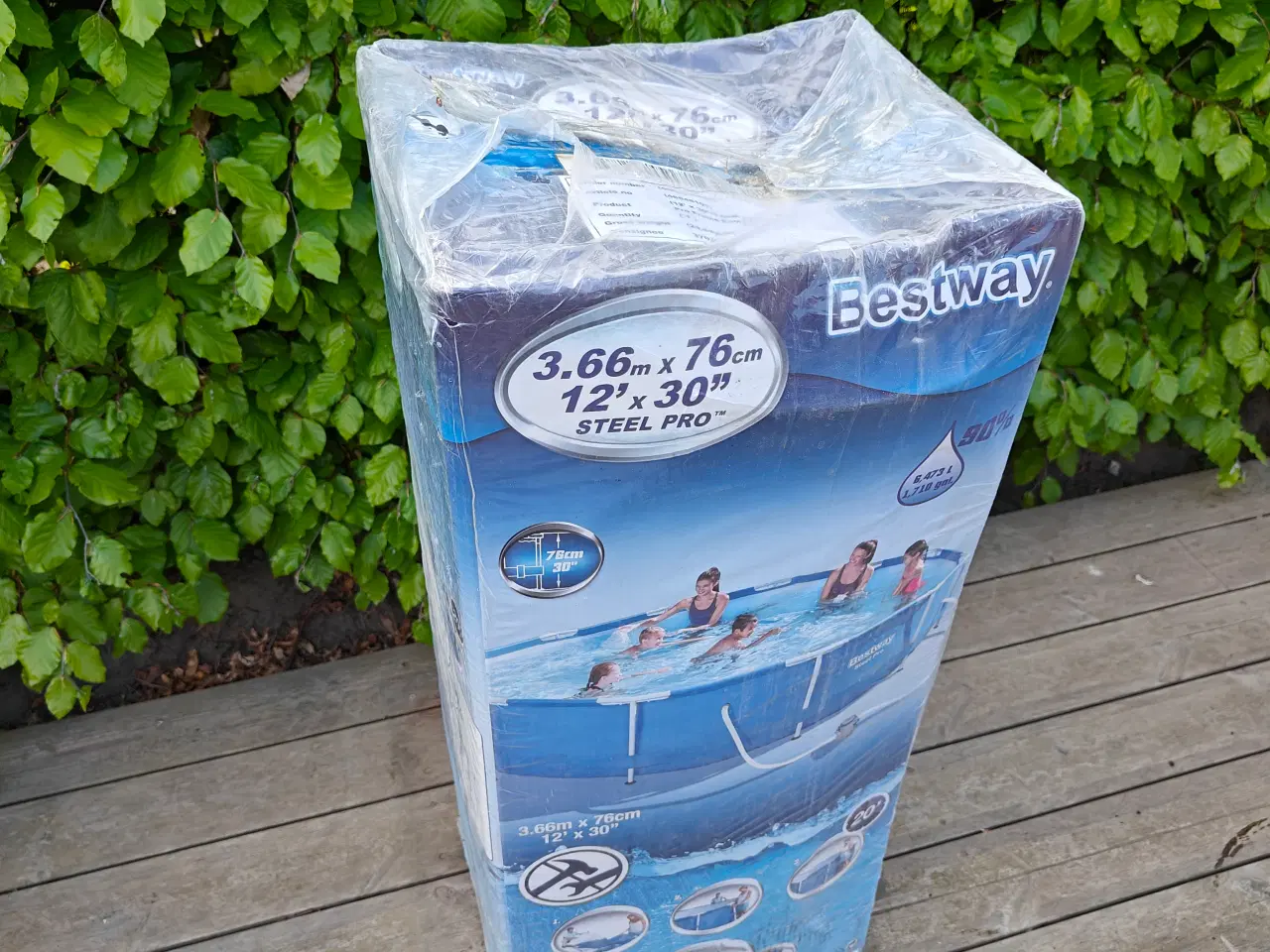 Billede 2 - Bestway Steel Pro Frame Pool 366 x 76 cm m/pumpe