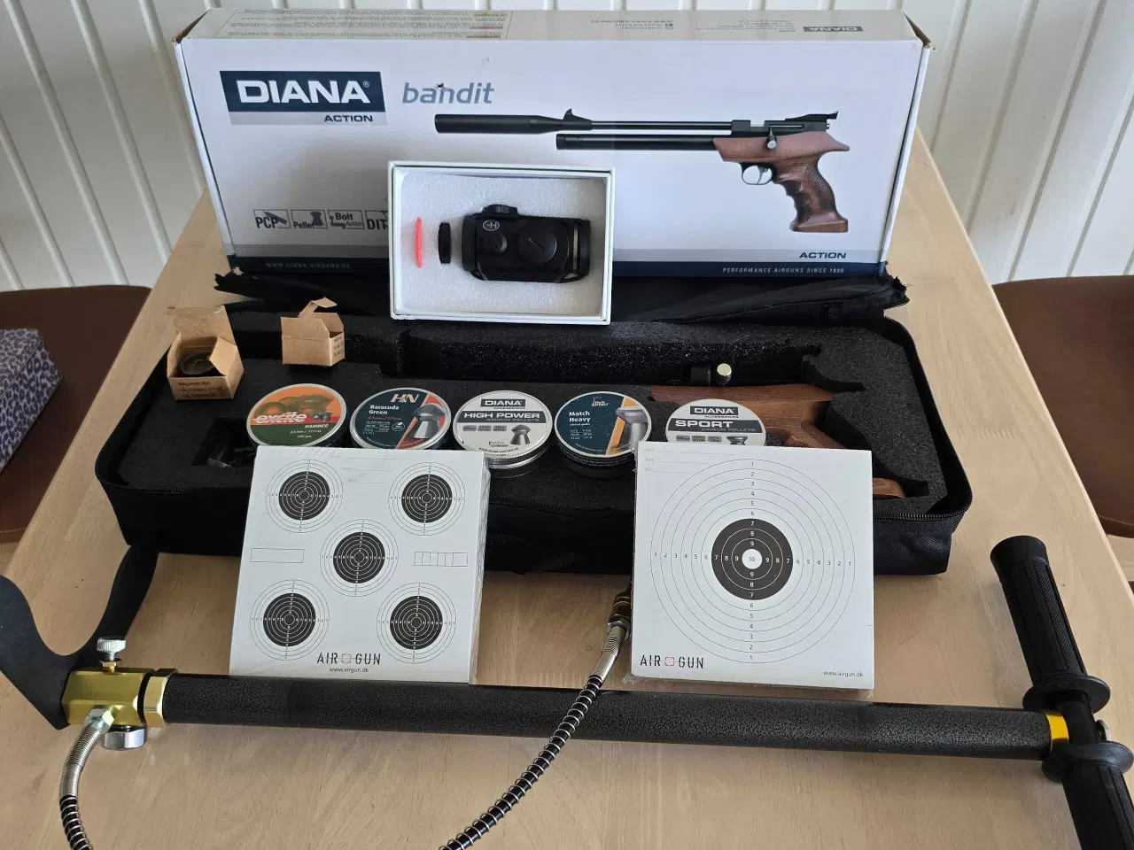 Billede 2 - Diana Bandit Regulated PCP-Luftpistol - inkl. PCP-