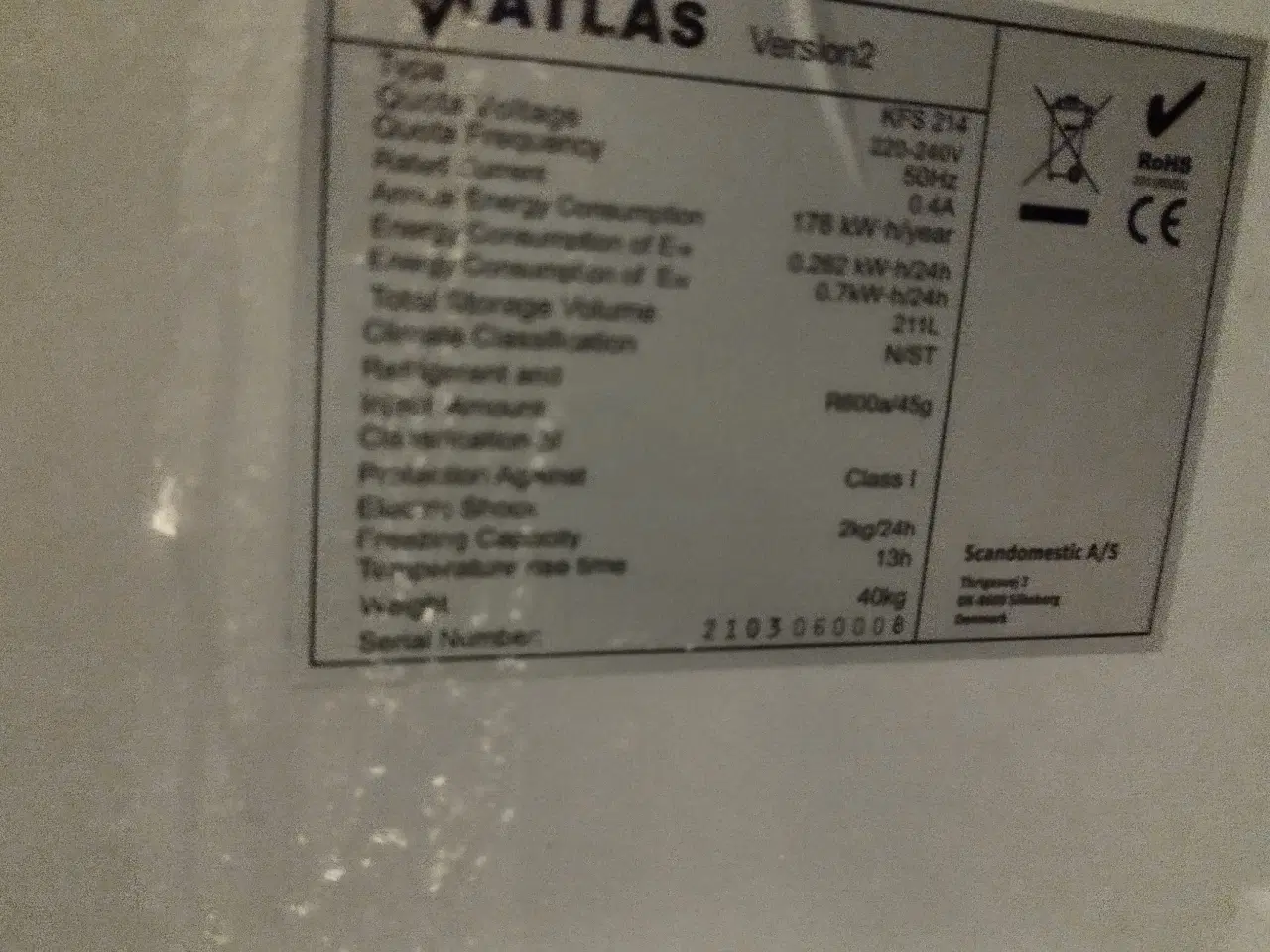 Billede 2 - Velholdt køle-/fryseskab sælges grundet flytning