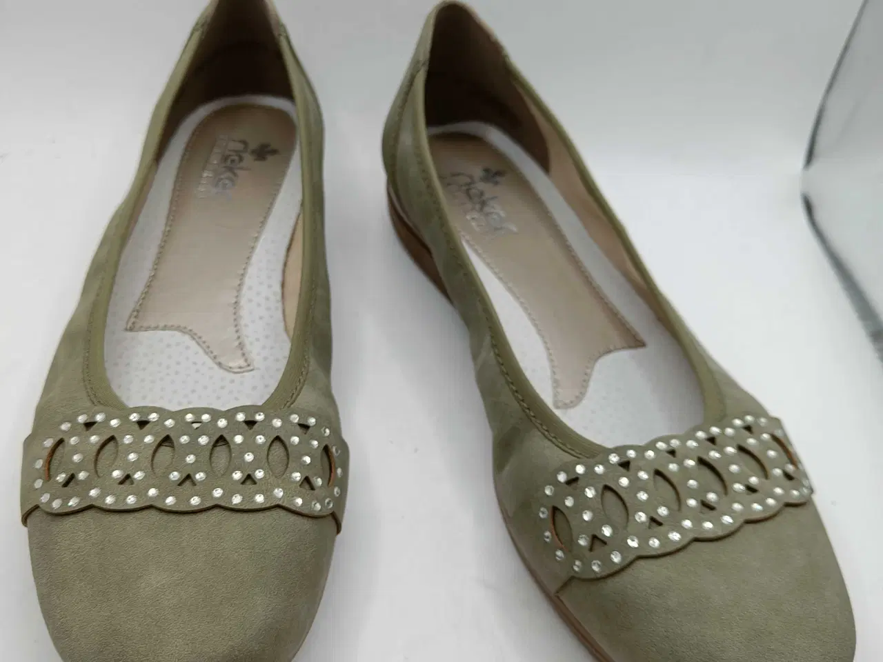 Billede 1 - Rieker olive 🫒 ballerina 40str 