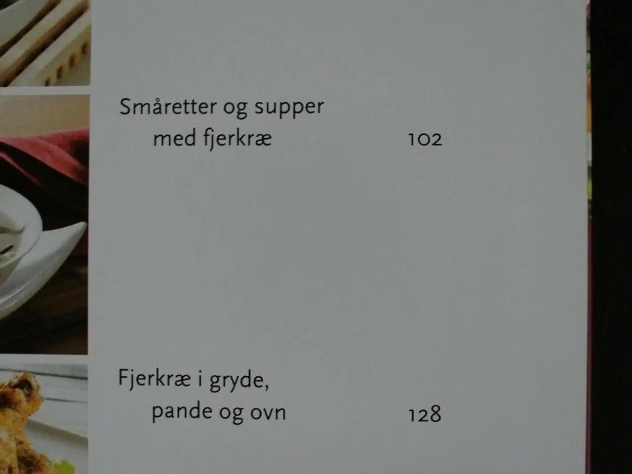 Billede 3 - vildt og fjerkræ, emne: mad og vin