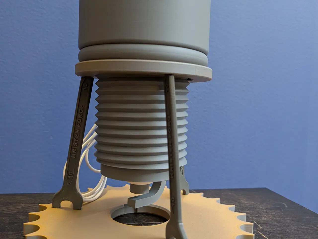 Billede 2 - Tændrør som lampe