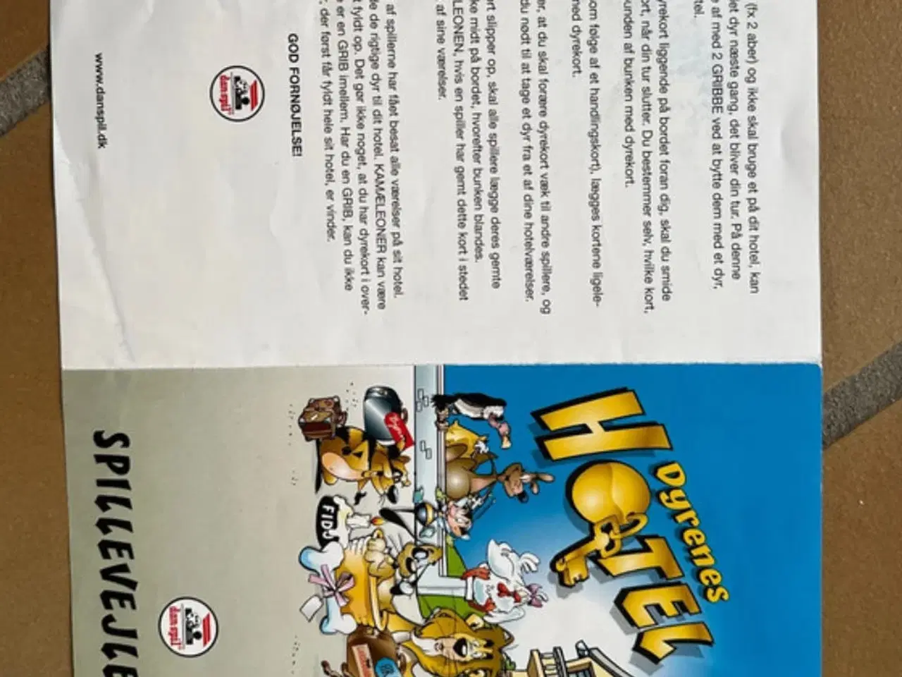 Billede 3 - Dyrenes Hotel - familiespil