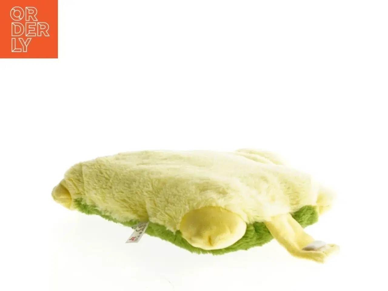 Billede 4 - Grøn og gul bamse frø (str. 31 x 30 cm)