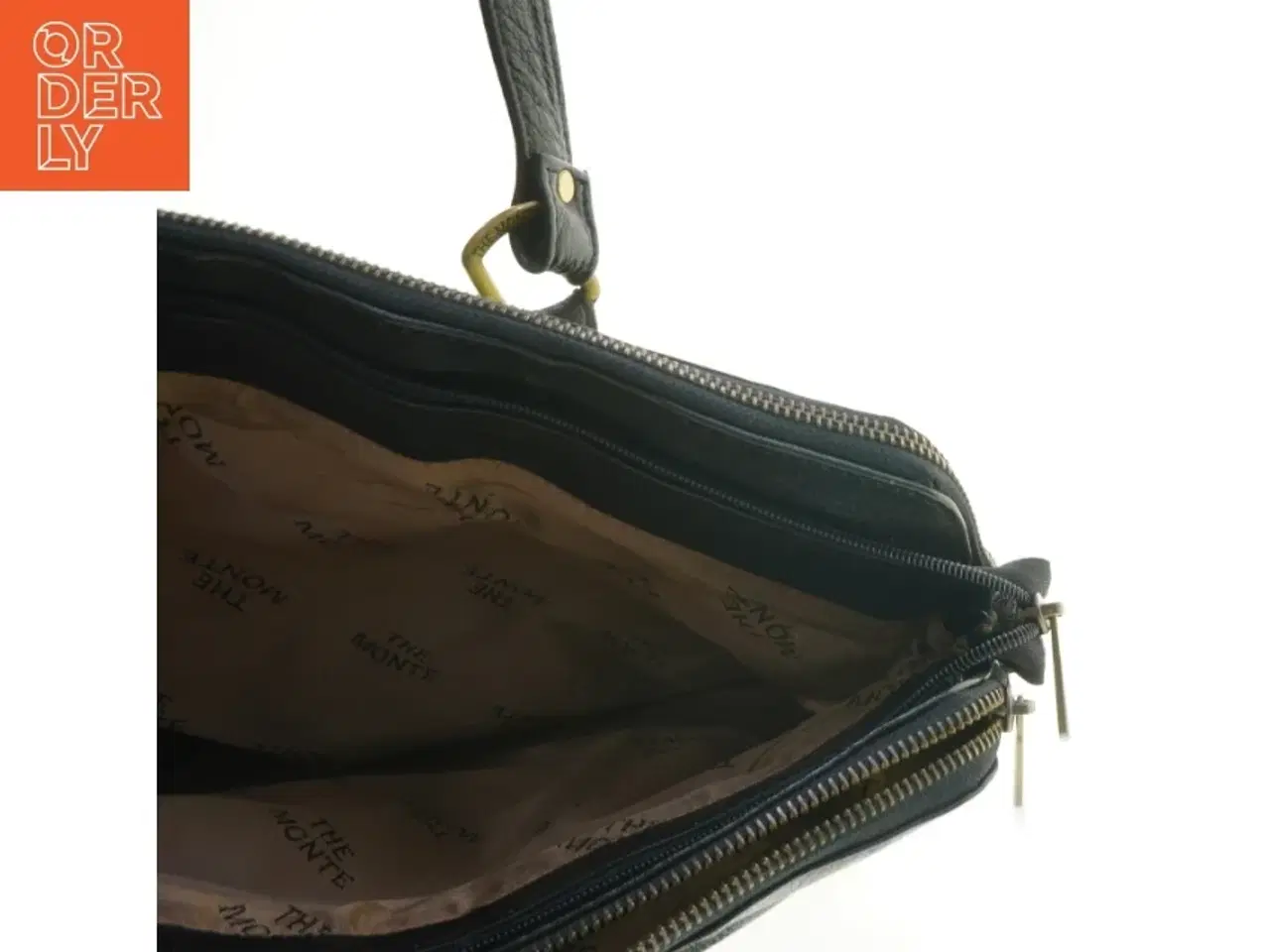 Billede 4 - Sort lædertaske The Monte fra The Monte (str. 46x32 cm)