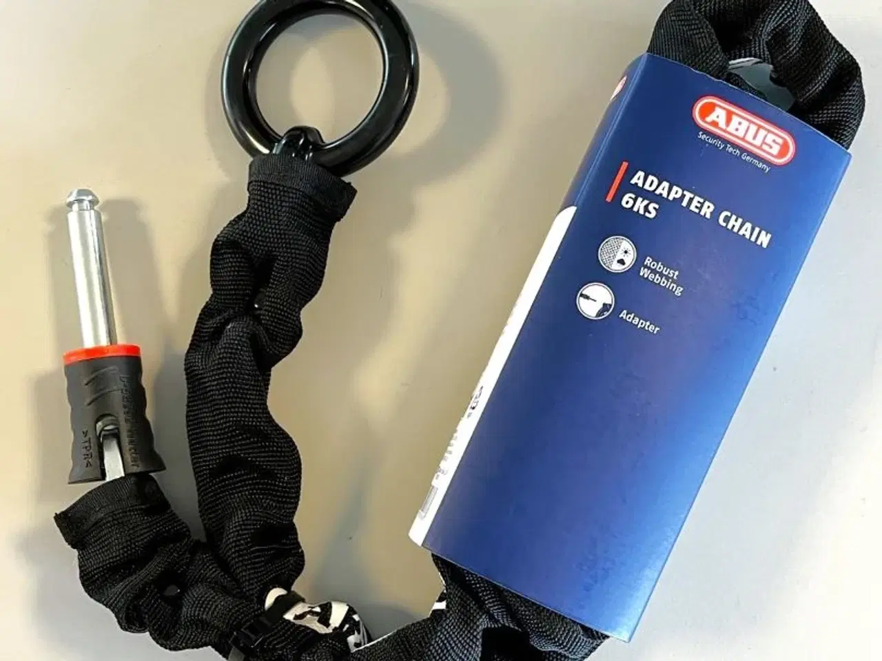 Billede 1 - Abus indstikskæde - Cykellås - Lås din cykel ekstr