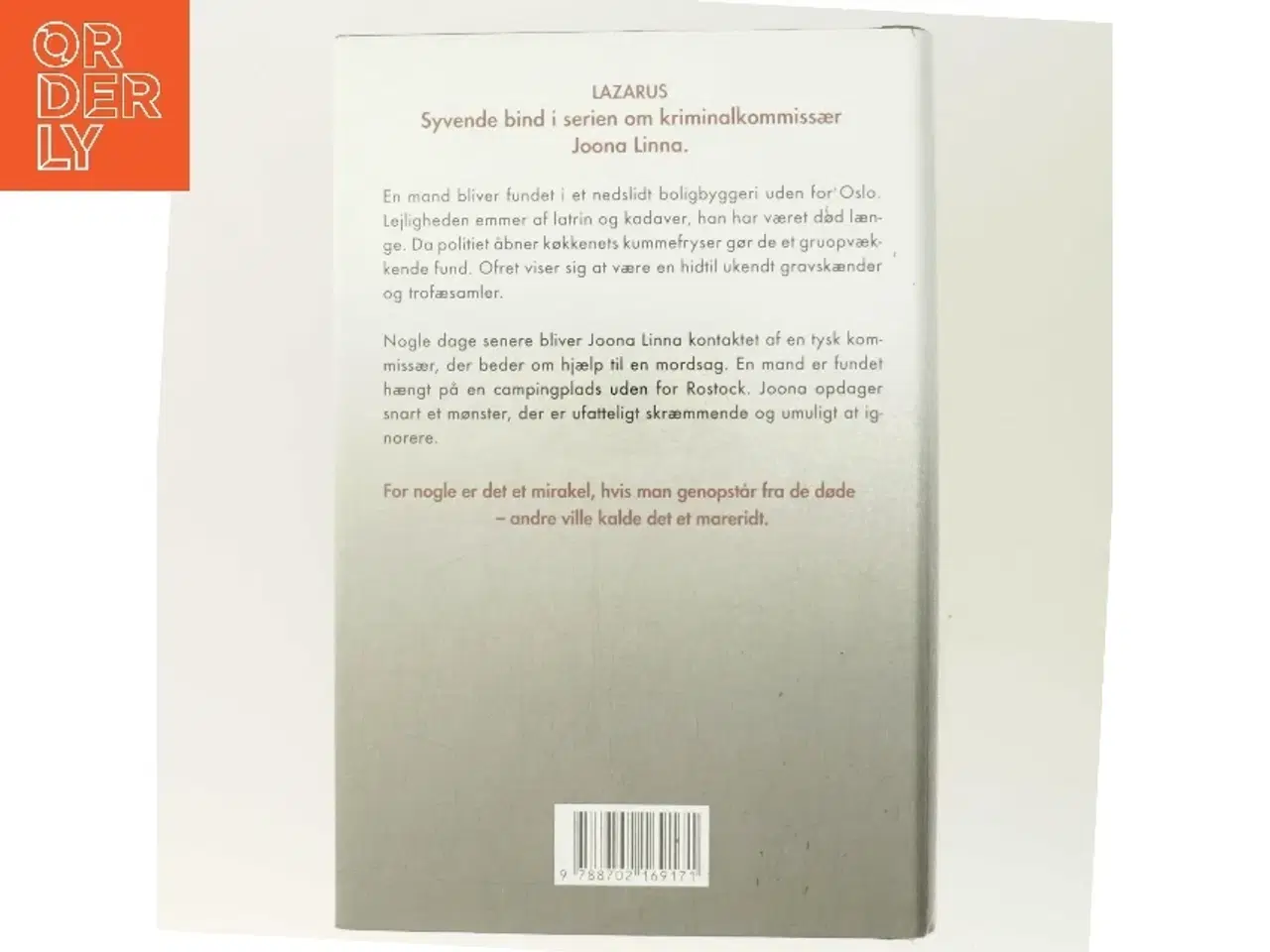 Billede 3 - Lazarus af Lars Kepler (Bog)