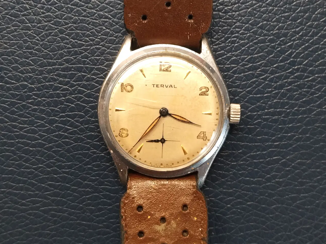 Billede 1 - TERVAL mekaniske SWISS MADE vintage herreur.