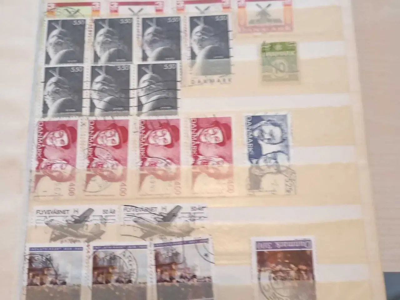 Billede 38 - indstiksbog med danske frimærker 