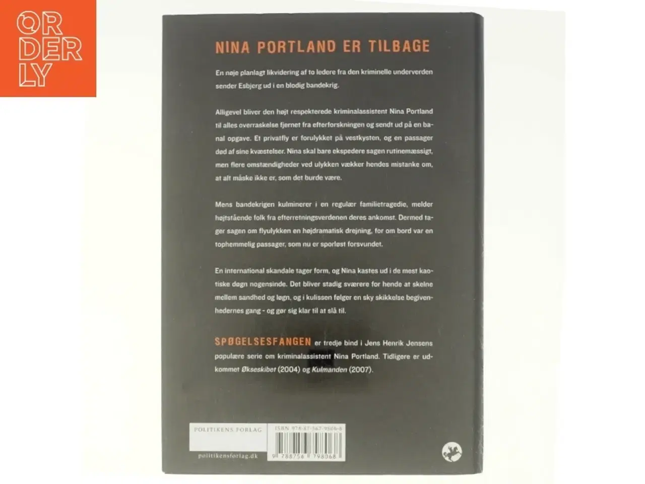 Billede 3 - Spøgelsesfangen af Jens Henrik Jensen (Bog)
