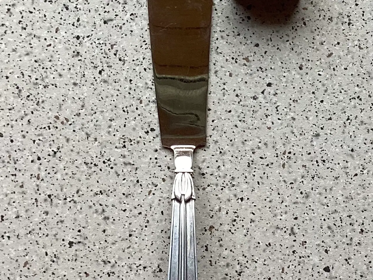 Billede 1 - Majbrit lagkagekniv i sølvplet