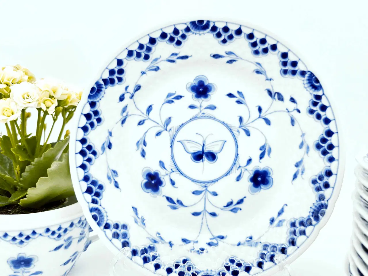 Billede 2 - Dickens Sommerfugl Stor Kagetallerken