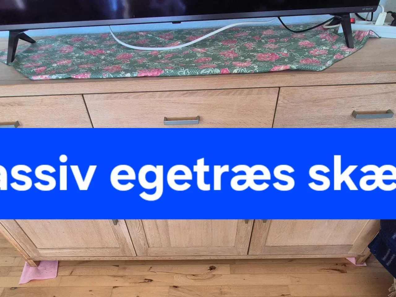 Billede 3 - Skænk, massiv eg