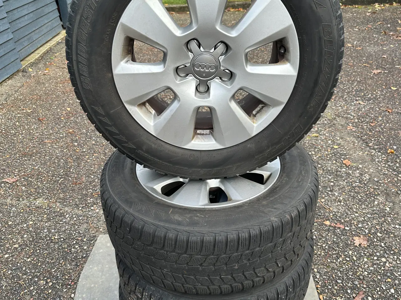 Billede 1 - Vinterhjul 4 stk. med alufælge 225/60R16 98H