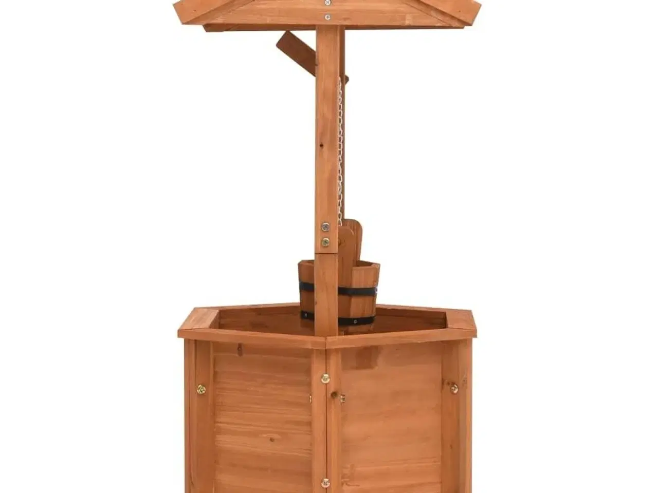 Billede 4 - Plantekasse ønskebrønd 40x40x84 cm fyrretræ