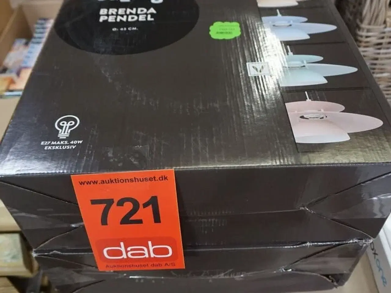 Billede 3 - 2 stk Eglo Brenda Pendel ∅ 43cm Mintgrøn