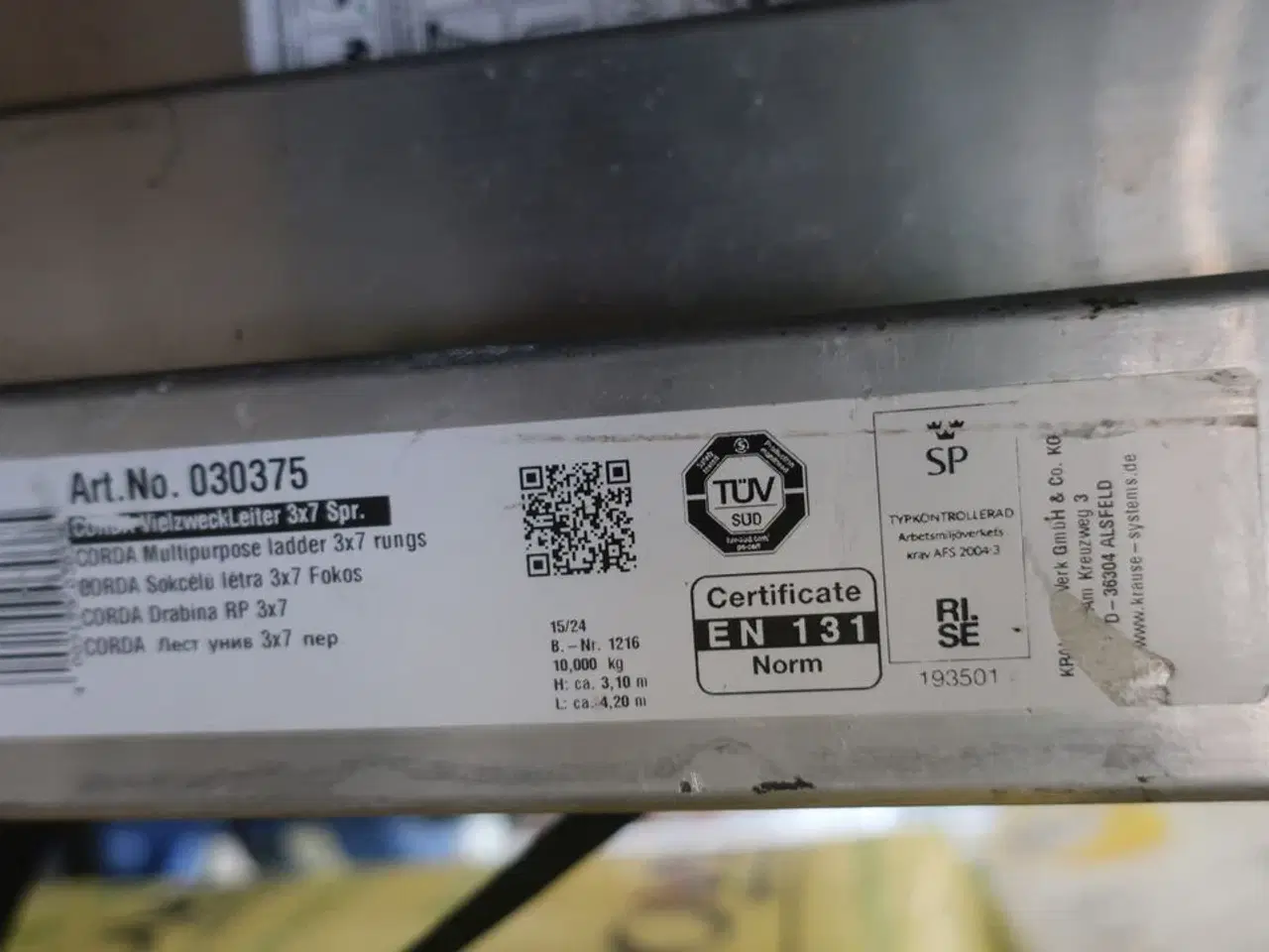 Billede 2 - stige KRAUSE