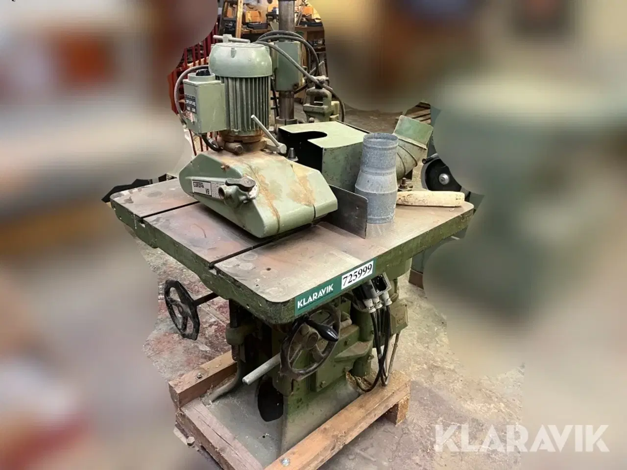 Billede 1 - Fræser J.Junget Europa V8 med værktøj