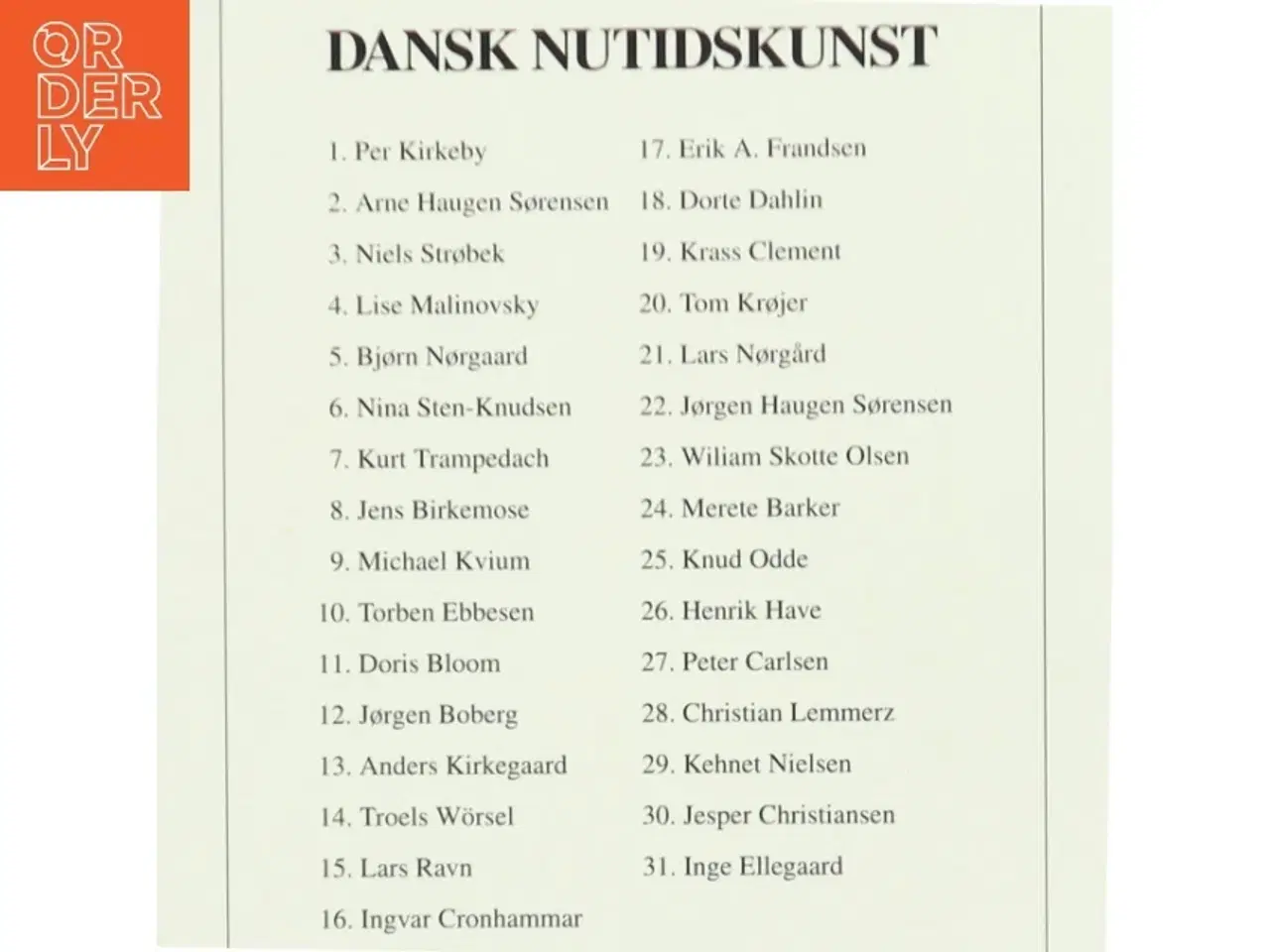 Billede 2 - Bog om dansk nutidskunst