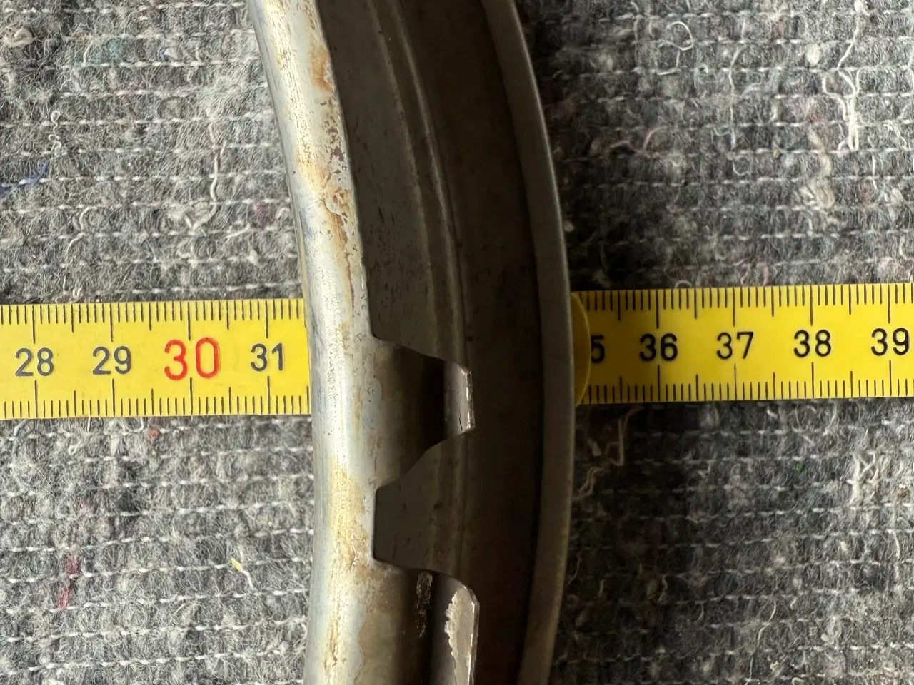Billede 7 - Vintage 14" fælgringe,pynteringe i rustfri