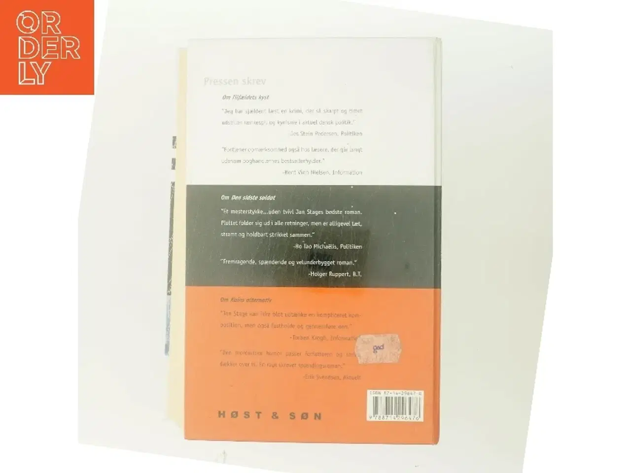 Billede 3 - Noget på spil af Jan Stage (f. 1937) (Bog)