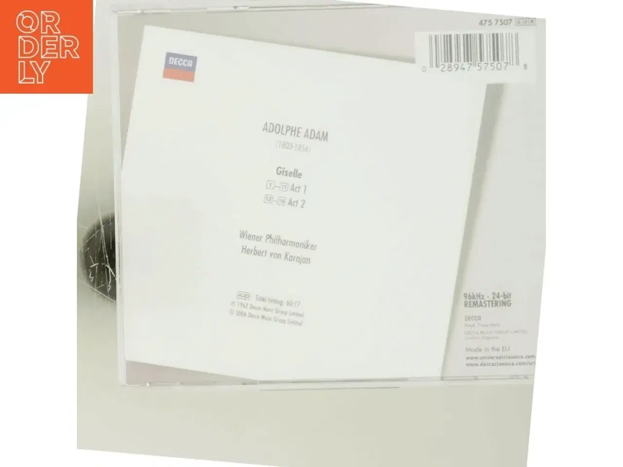 Billede 3 - Adam: Giselle, Herbert Von Karajan (CD) <span class="label label-blank pull-right" style="mar