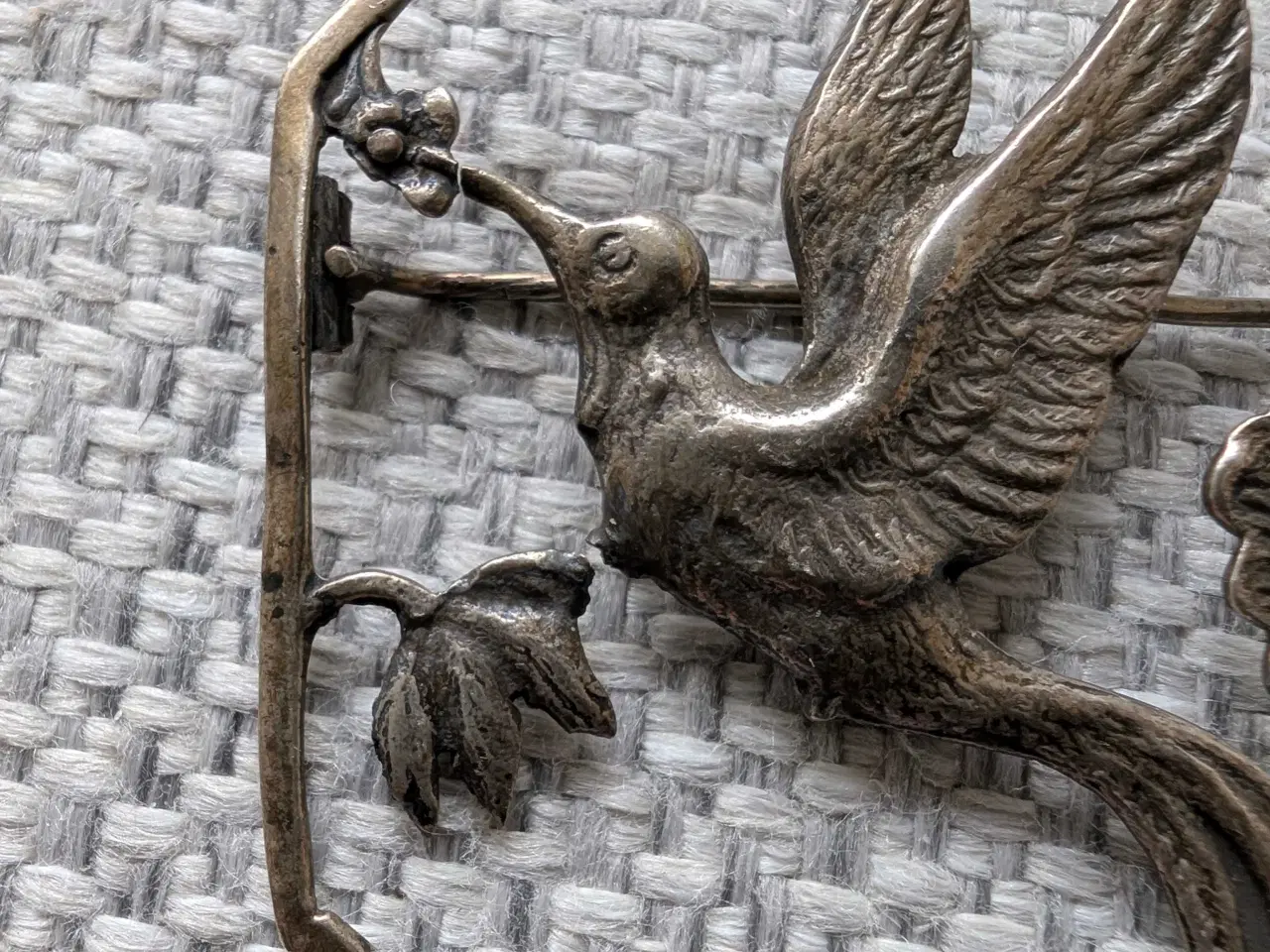 Billede 6 - Smuk vintage/antik sølvbroche 