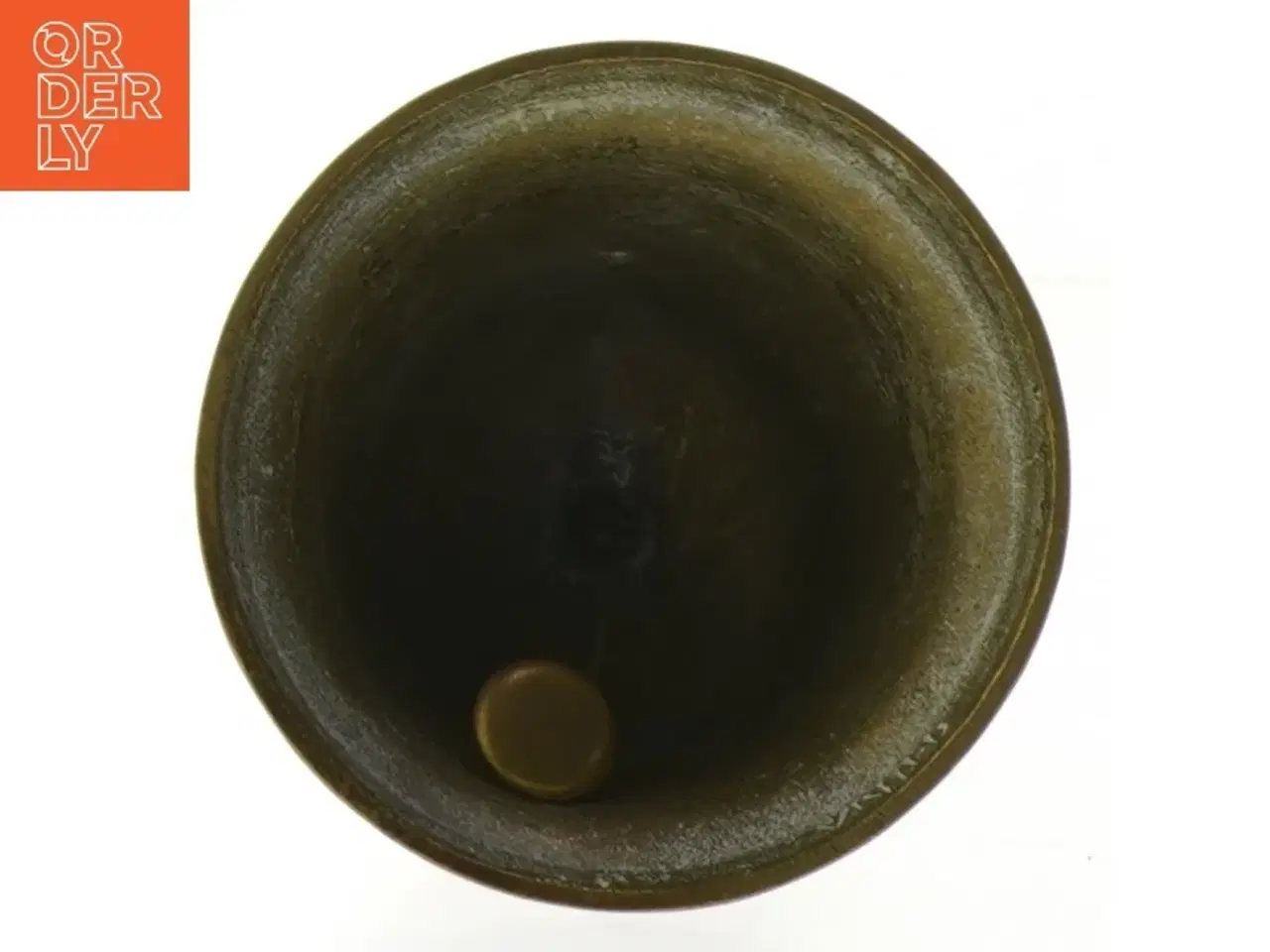 Billede 3 - Messingklokke med indgravering (str. 16 cm)