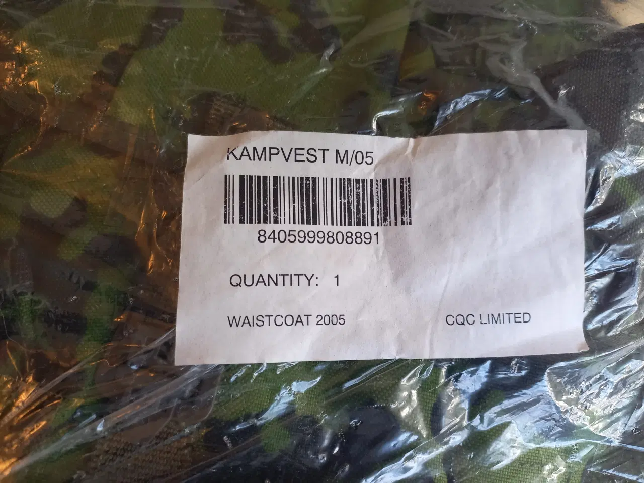 Billede 6 - Kampvest M/05 - M/84 – one size - ny/ubrugt