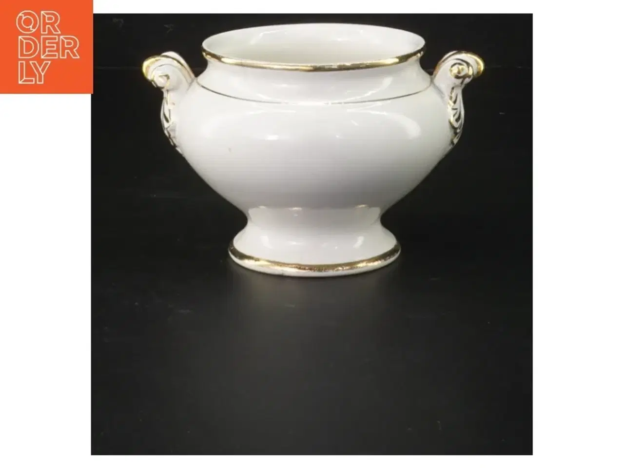 Billede 2 - Porcelæn sukkerskål med låg (str. Ø 13 cm)