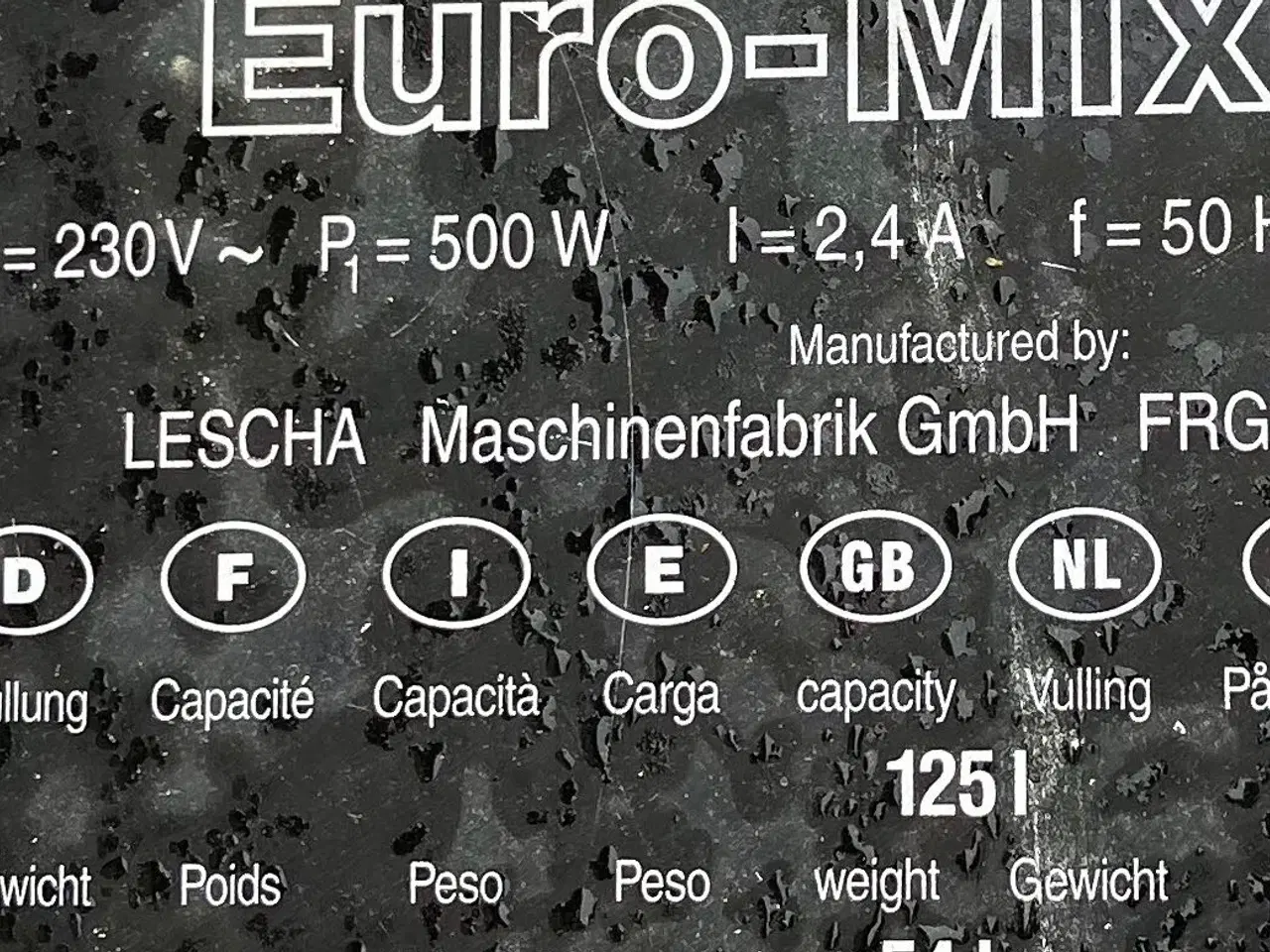 Billede 3 - Cement blander Lecsha Euro- mix 125 l.