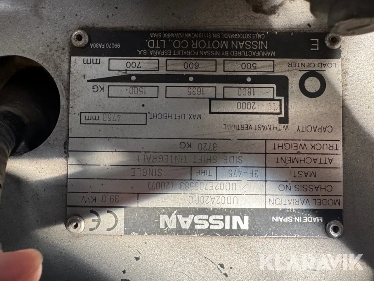 Billede 5 - Truck Nissan 20 UD02A20P0