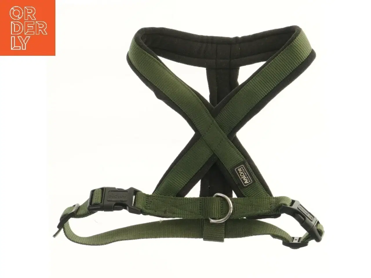 Billede 1 - Grøn hundesele fra Anione (str. 25x25 cm)