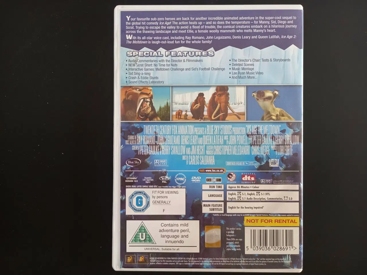 Billede 2 - Ice Age 2 Dobbelt DVD