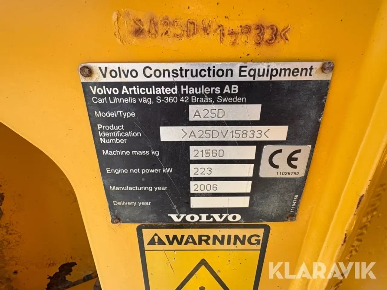 Billede 9 - Dumper Volvo A25D
