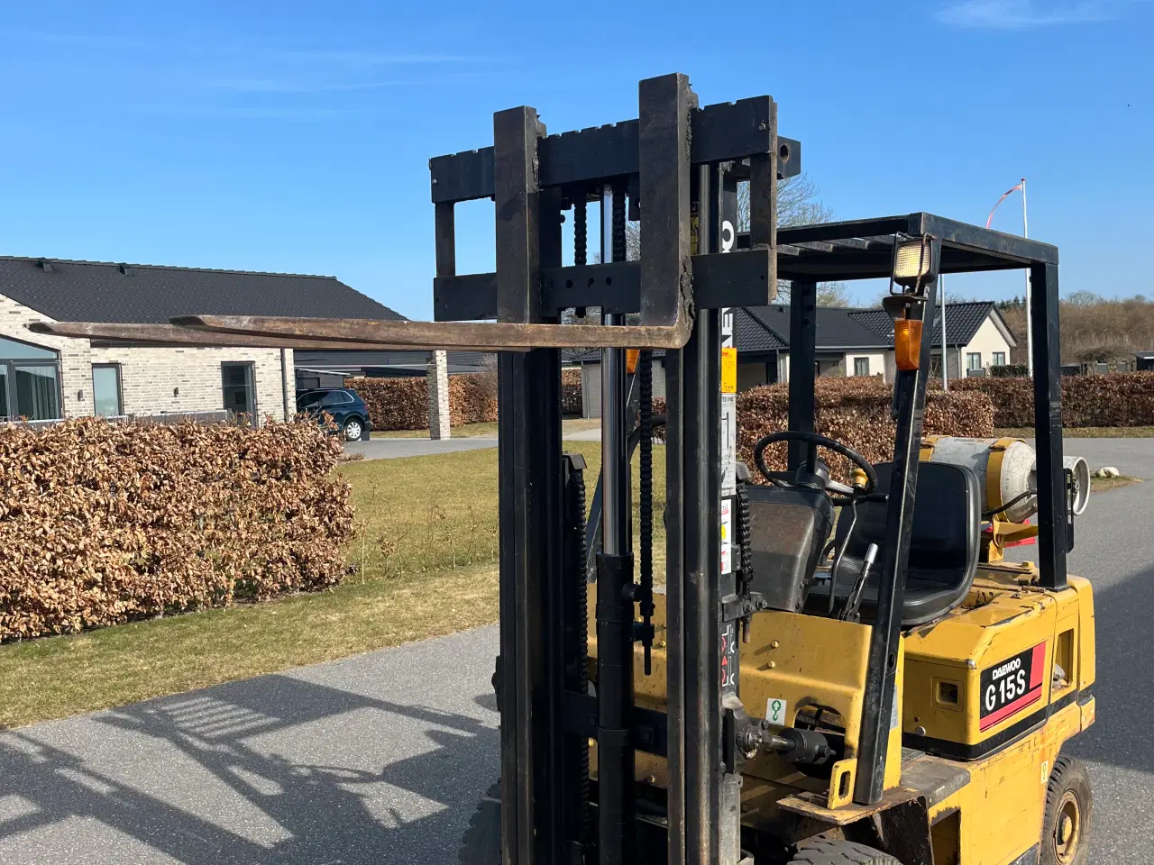 Billede 2 - Daewoo G16S 1500kg gastruck med fuld friløft.