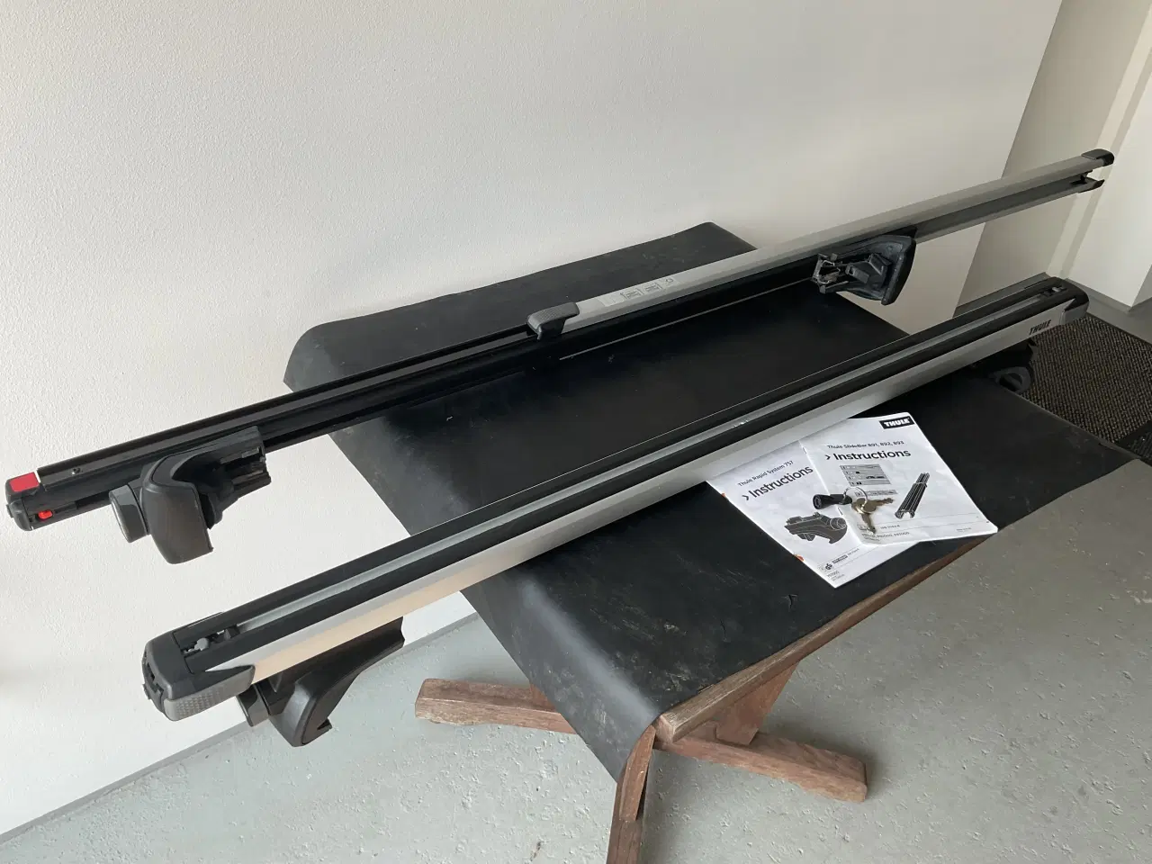 Billede 1 - Thule slidebar tagbøjlesystem i aluminium